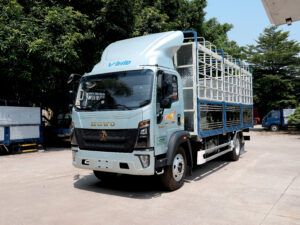 XE TẢI HOWO V750L TẢI TRỌNG 7T8 THÙNG 6M3.